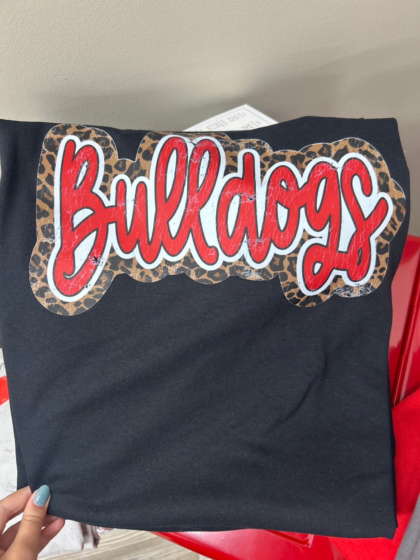 Bulldogs Cheetah Graphic Tee