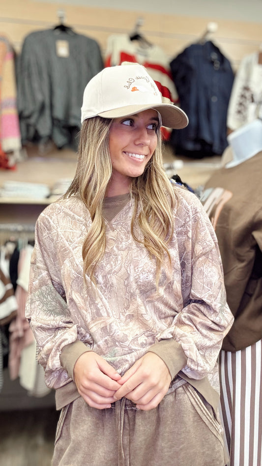 Southern Feeling Camo Sweatshirt