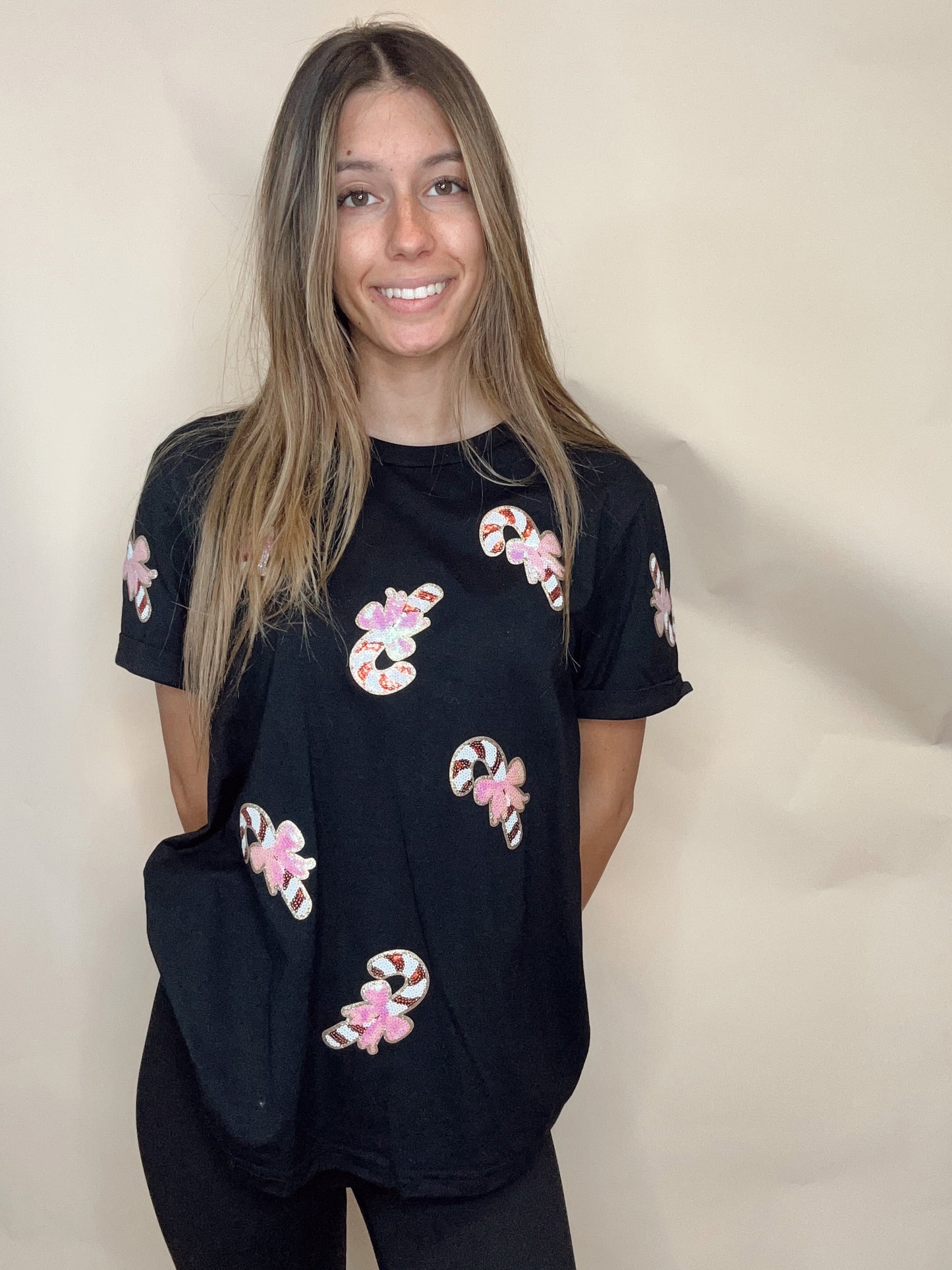 Candy Cane Queen Top