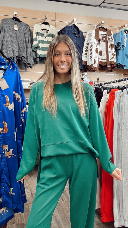 Weekend Plans 2 Piece Set - Hunter
