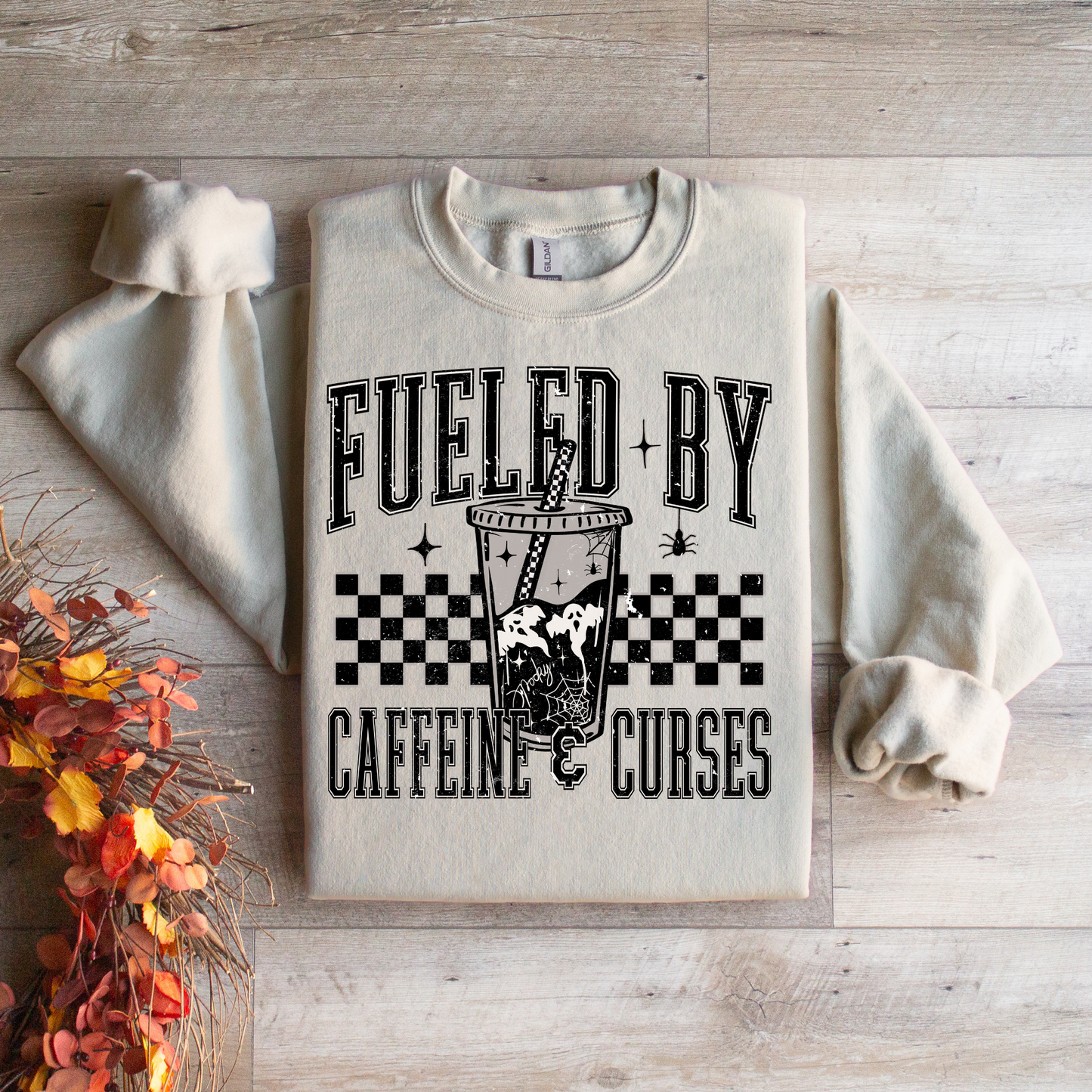 Fueled By Caffeine & Curses Graphic Tee