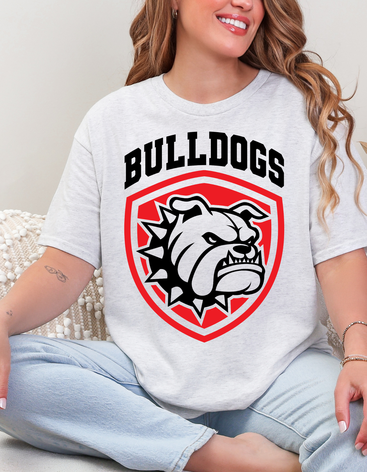 Bulldog Shield Graphic Tee