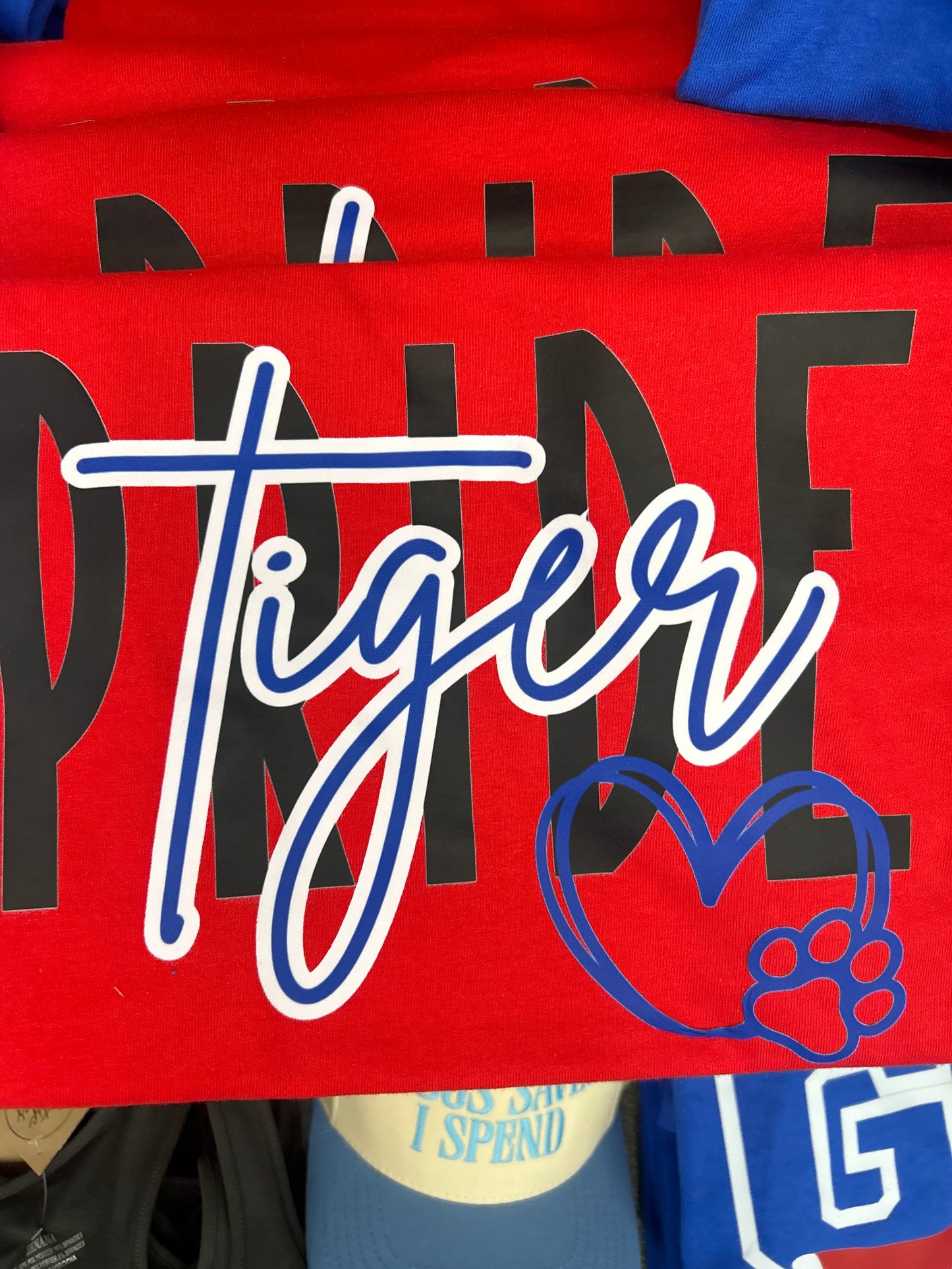 Tiger Pride Heart Graphic Tee
