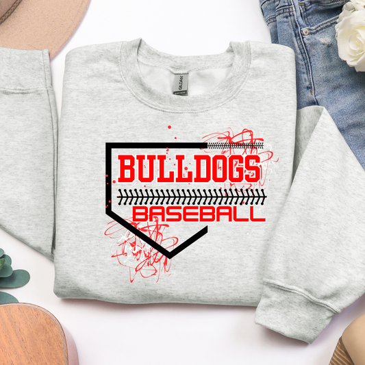 Home Plate Baseball/Softball Custom Mascot Graphic Tee