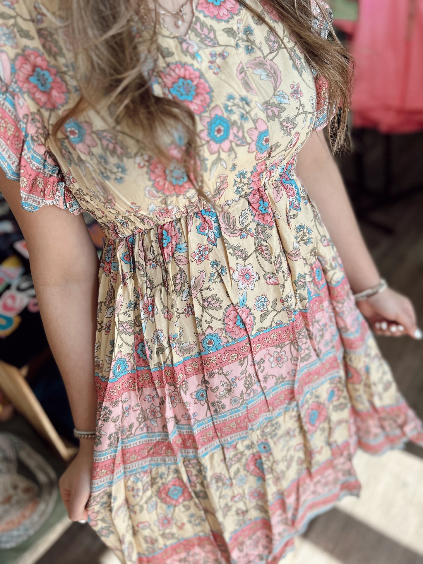 Sunday Stroll Floral Dress