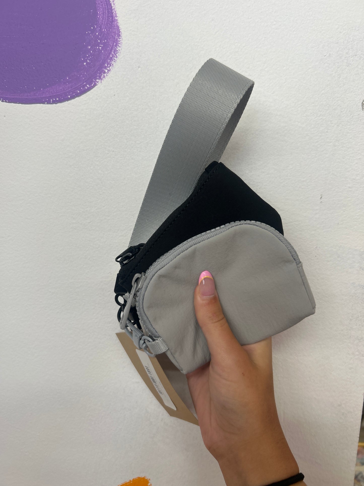 Dual Pouch Wristlet Keychain Wallet