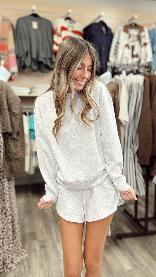 Cozy Cabin 2 Piece Set - H Grey