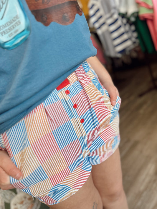 Summer Mix Boxer Shorts - Red Mix