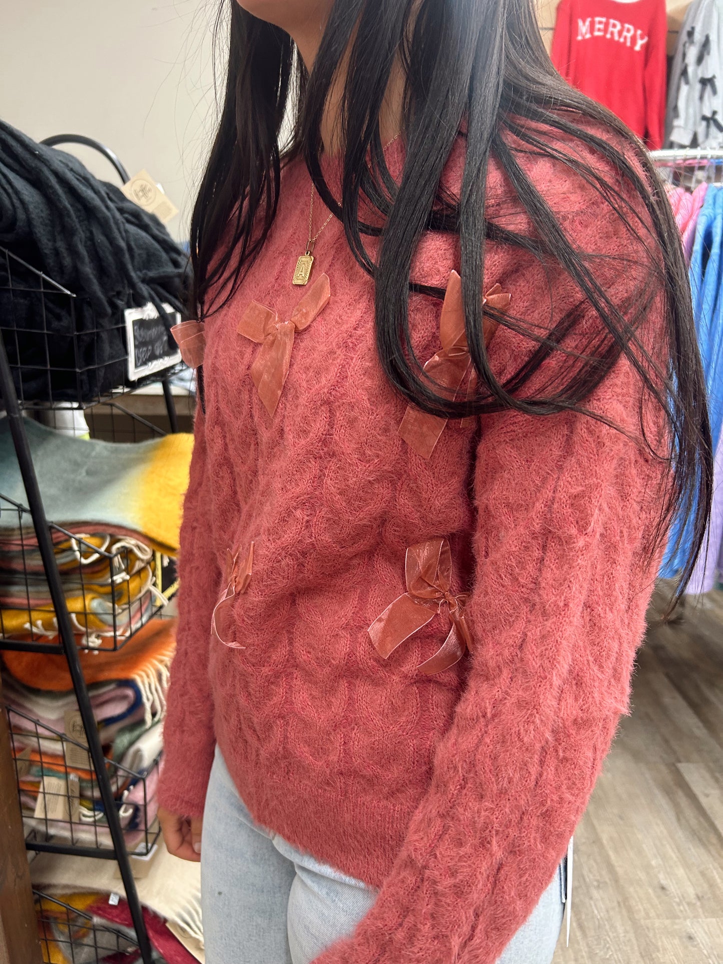 Hold Tight Bow Sweater