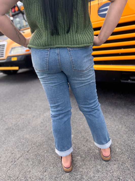 Jordan JUDY BLUE Mid Rise Boyfriend Jeans