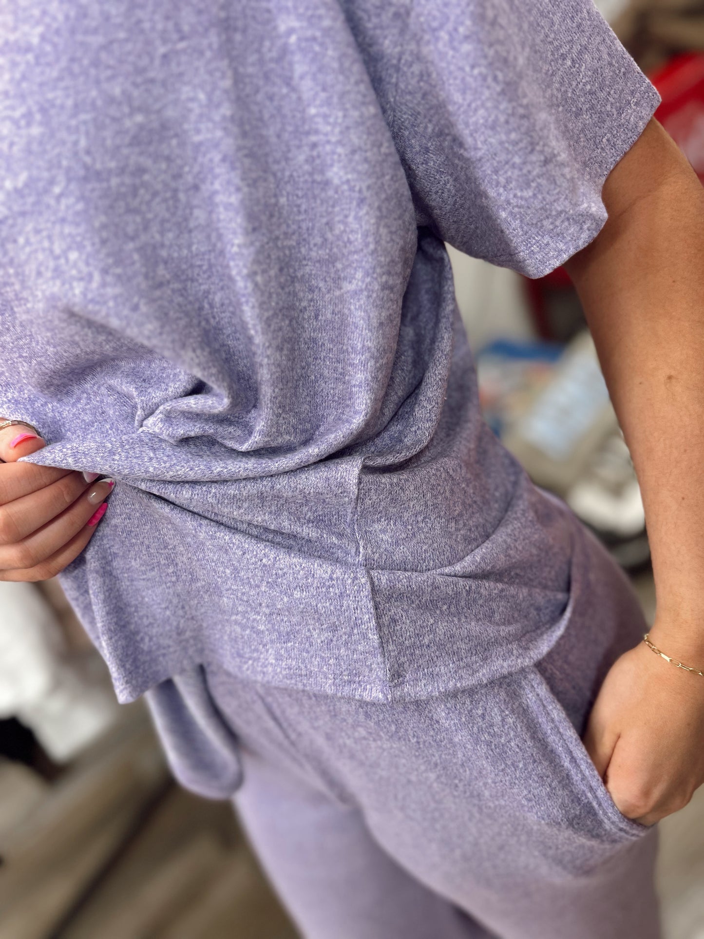 Lazy Day 2 Piece Set - Lavender