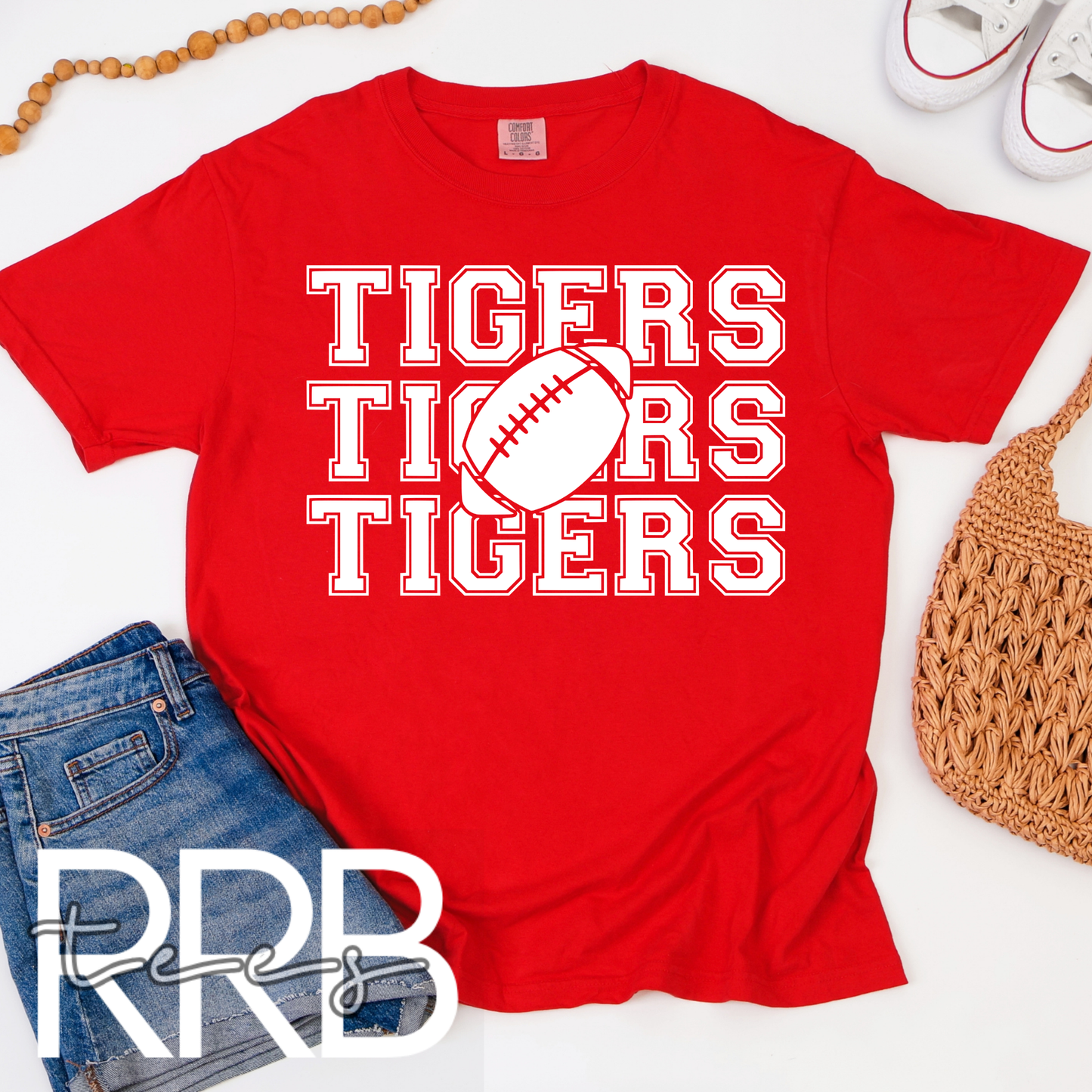 Tigers x3 Football Graphic Tee