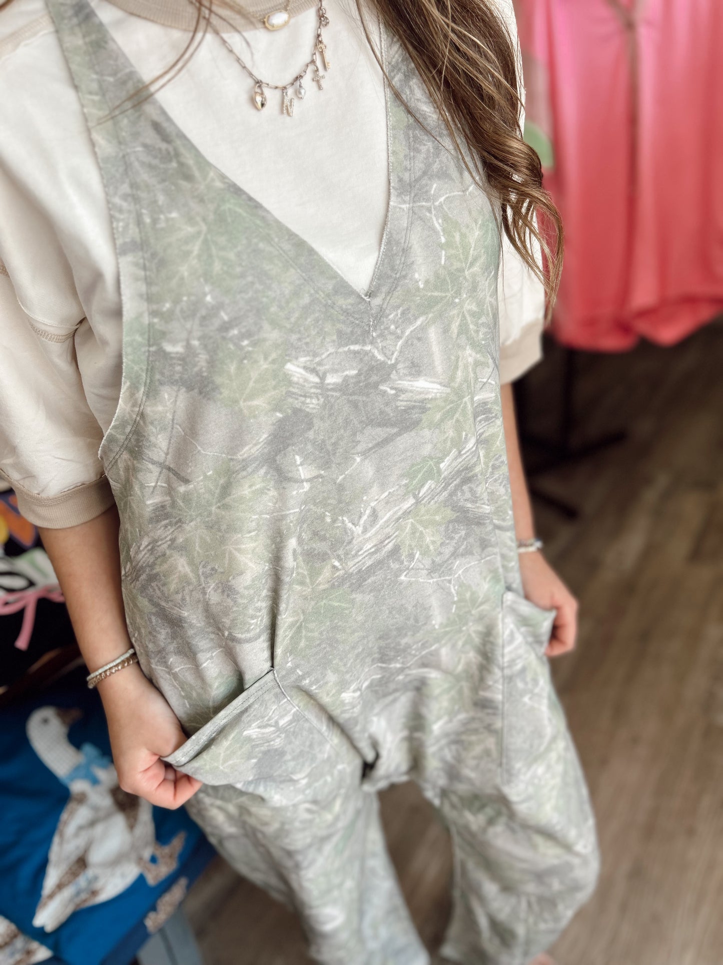 Cool Girl Camo Jumpsuit