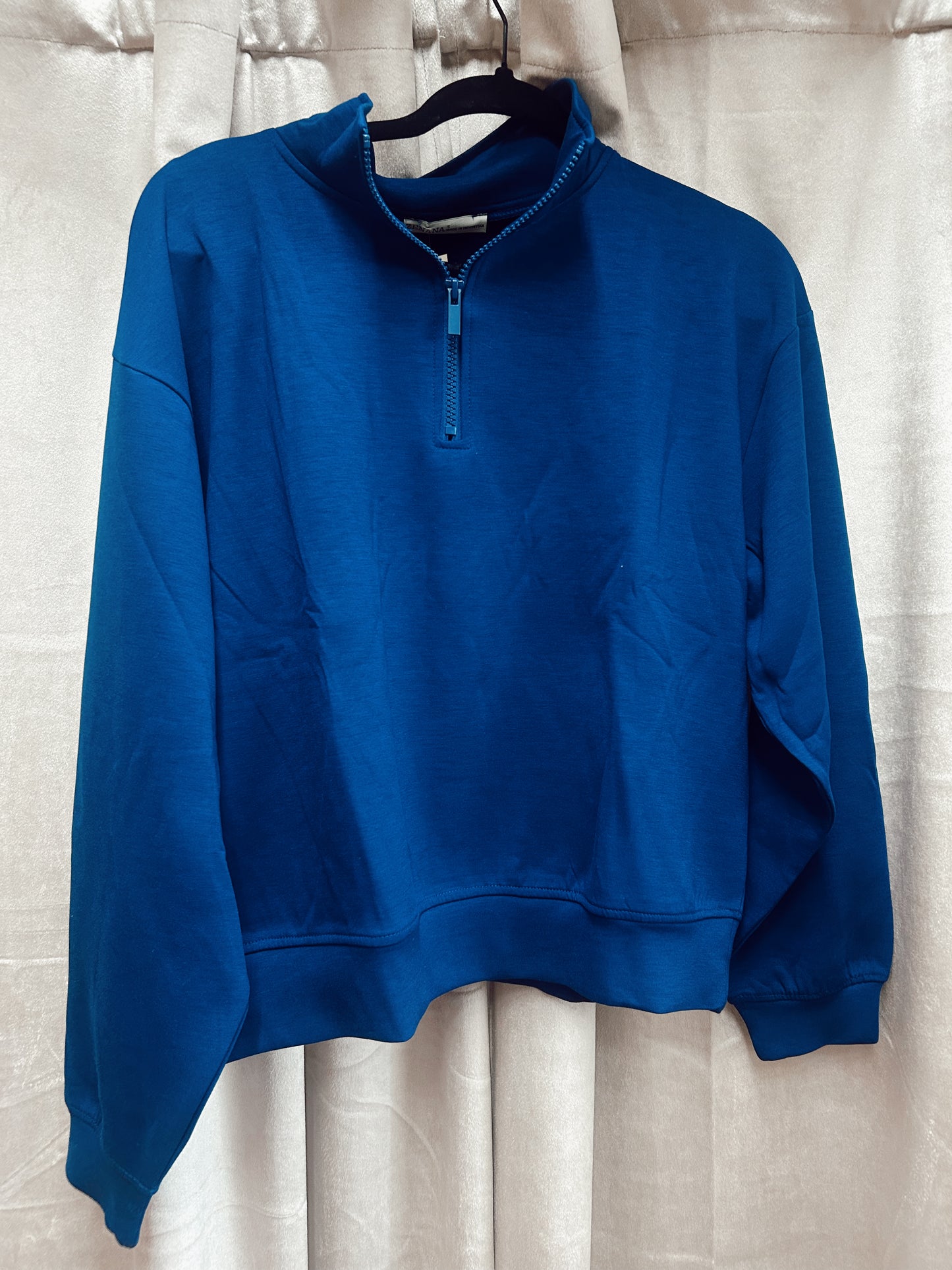 Scuba Half Zip Pullover Sweatshirt - Lt Navy