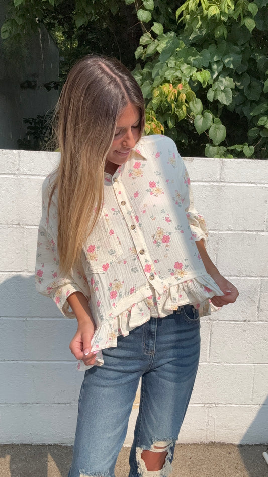 Just A Dream Floral Top