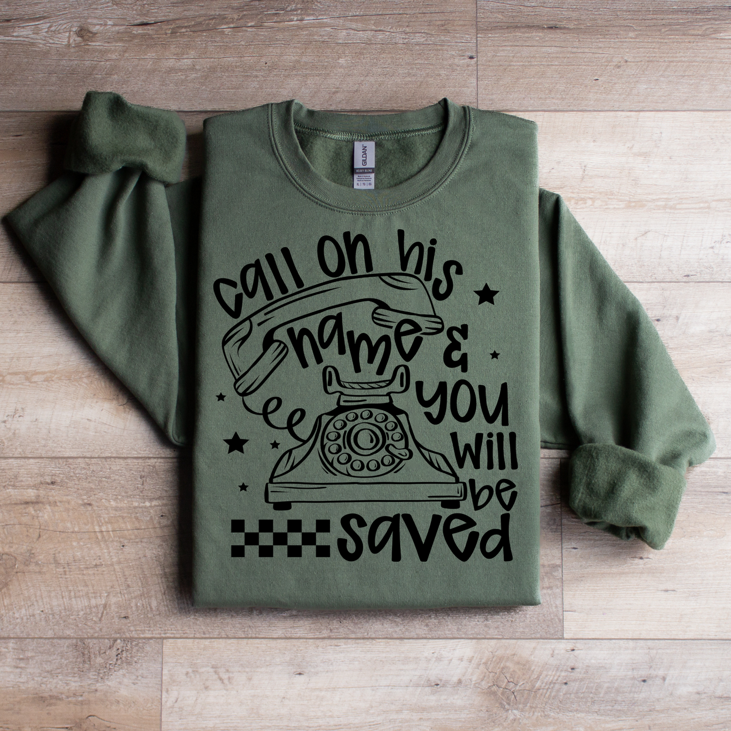 Call On His Name & You Will Be Saved Graphic Tee
