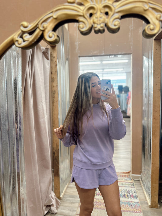 Cozy Cabin 2 Piece Set - Lavender