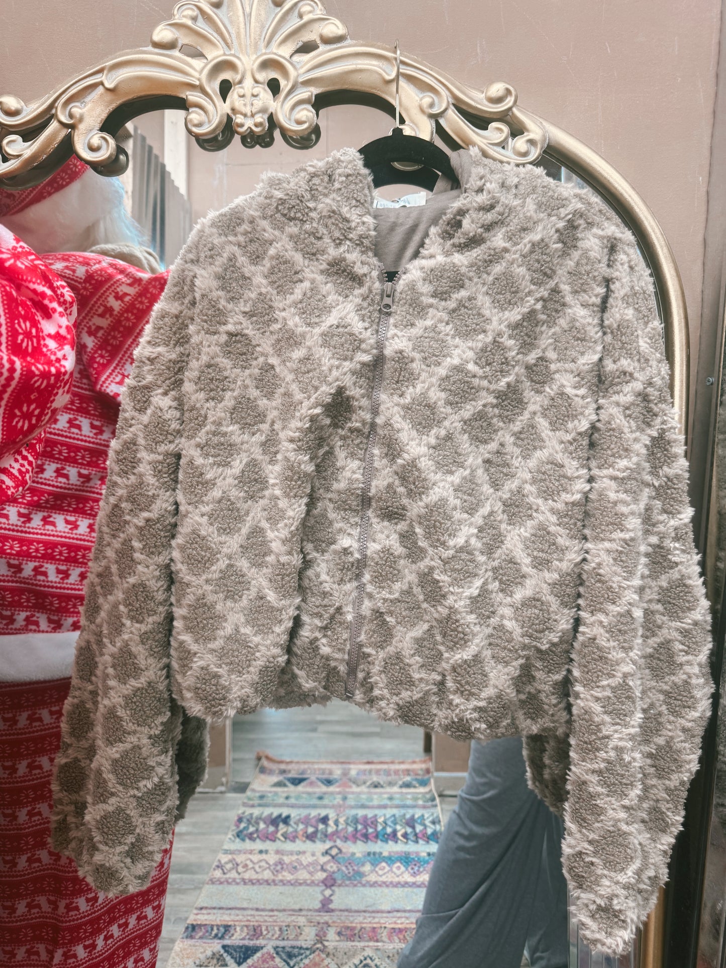 Hope You're Happy Fuzzy Jacket