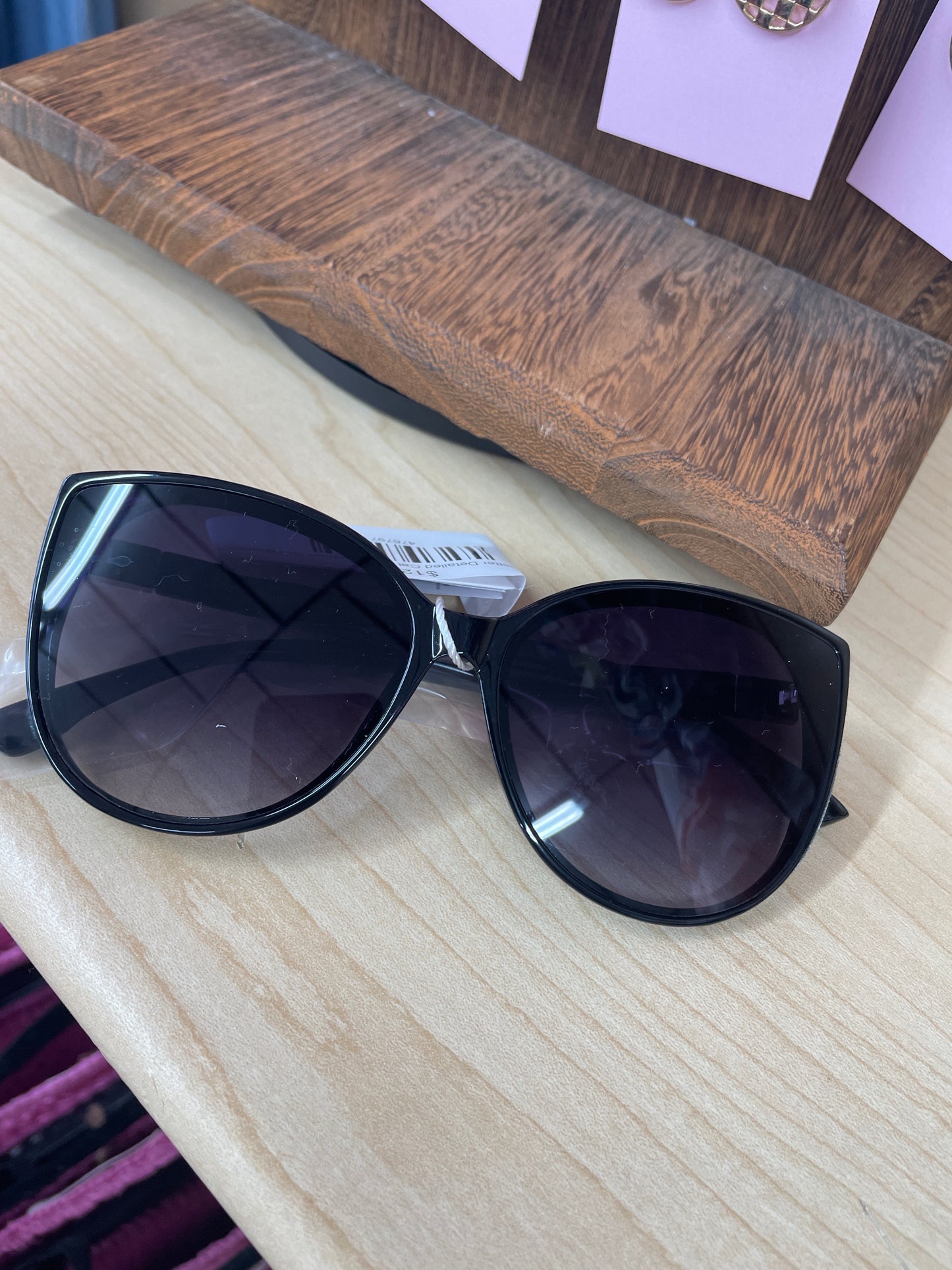 Women's Glitter Detailed Cat Eye Fashion Sunglasses