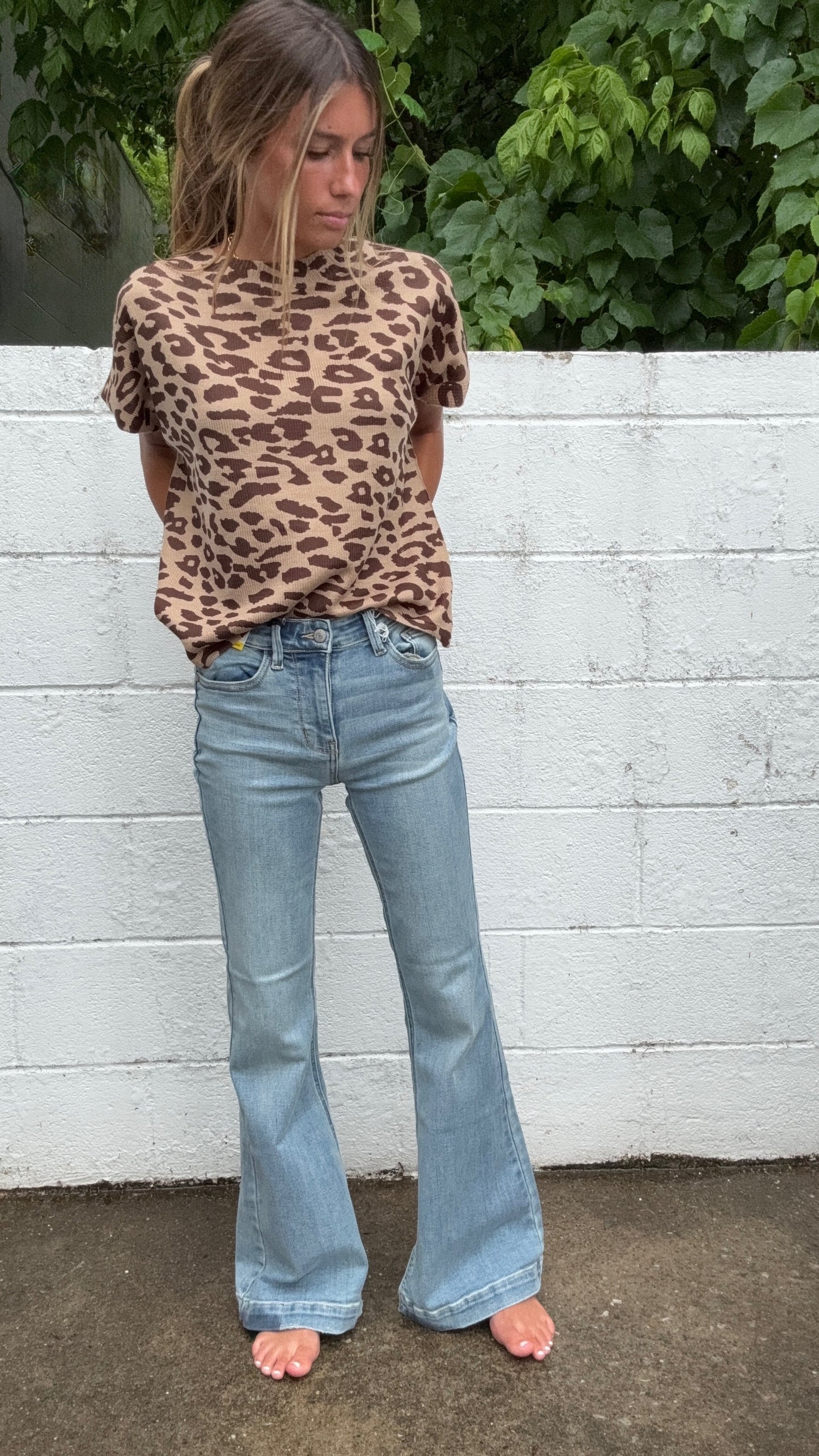 Wild & Free Leopard Knit Top