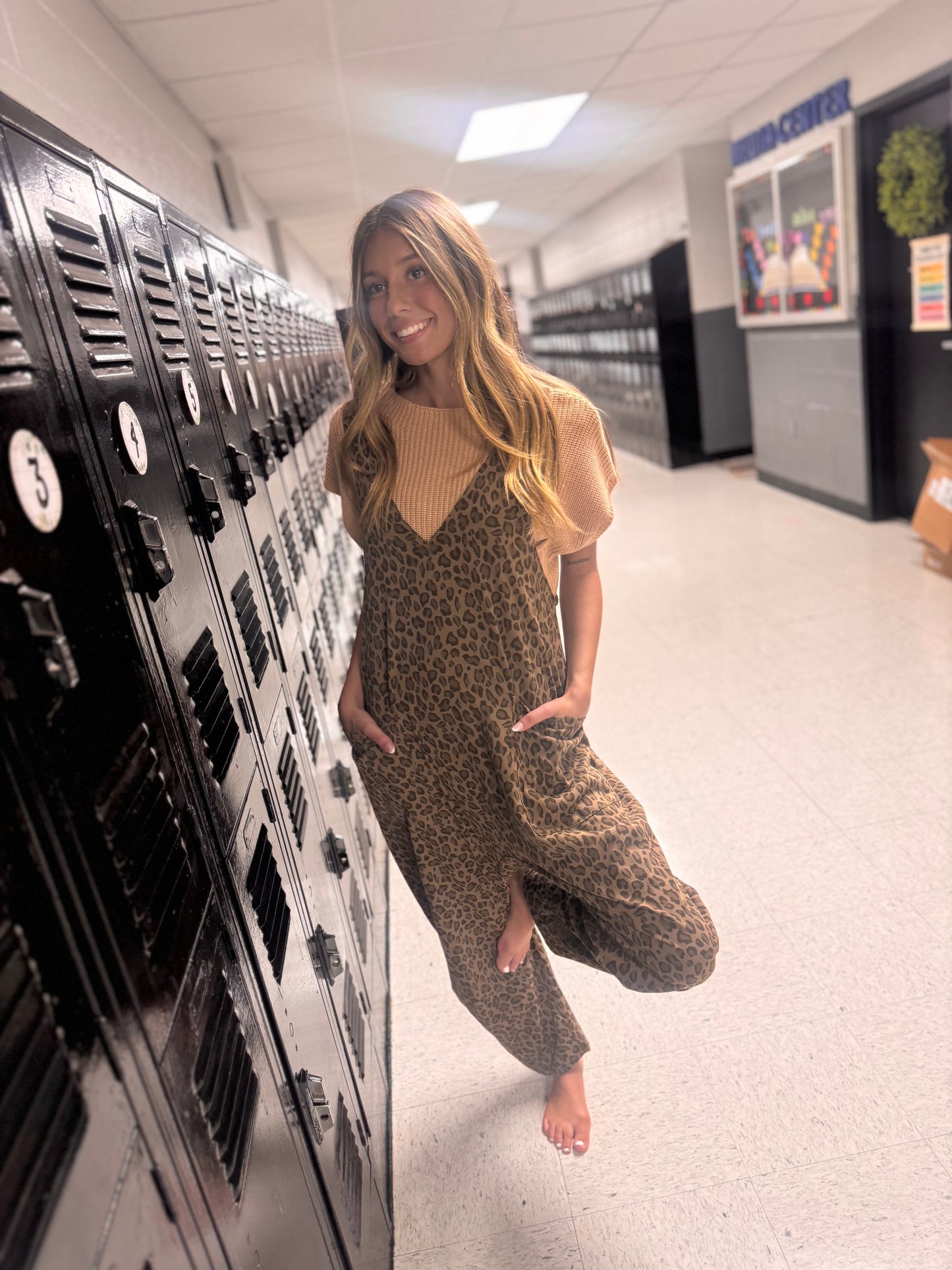 Cool Girl Cheetah Jumpsuit