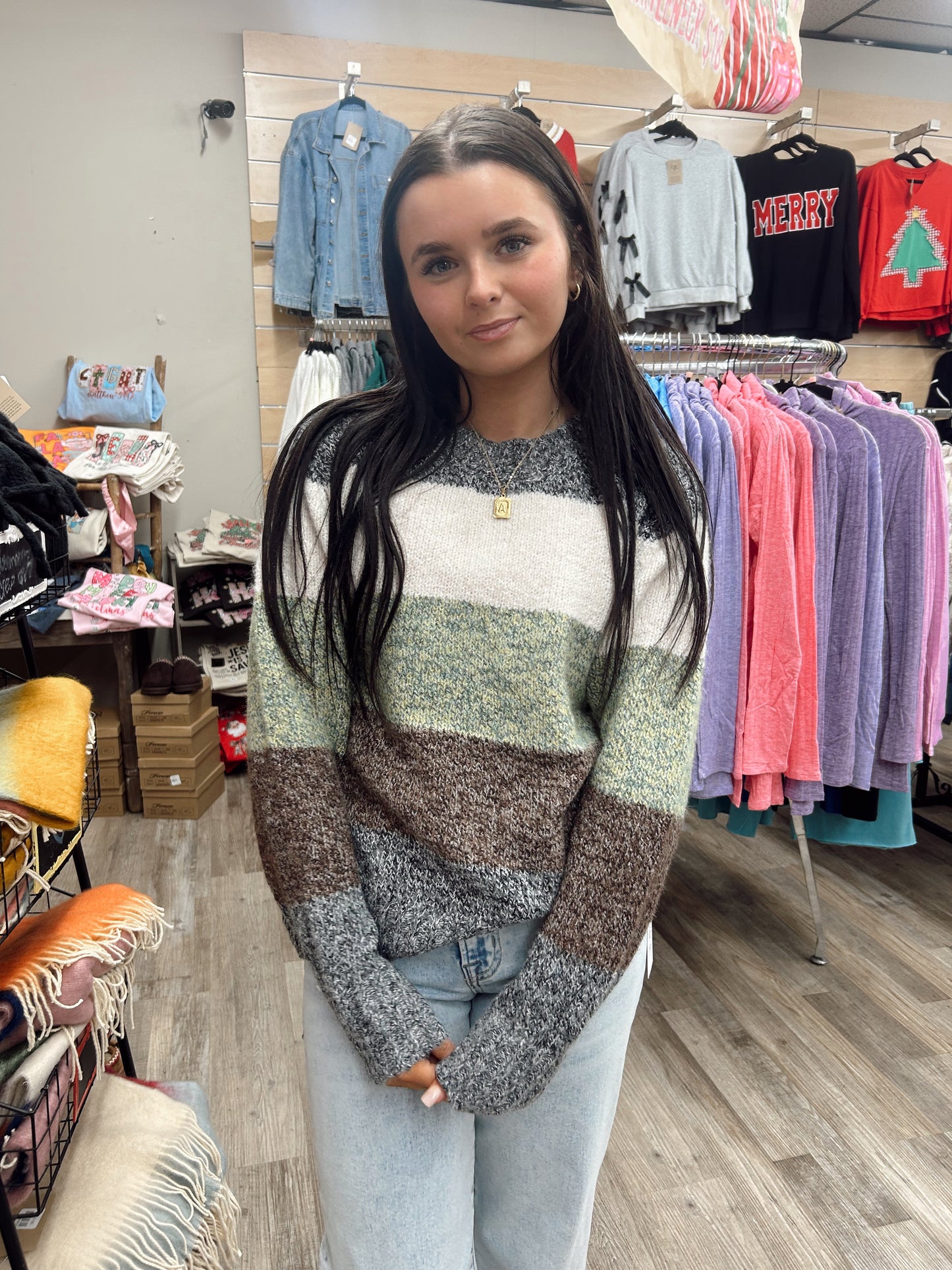 Safe Haven Striped Sweater