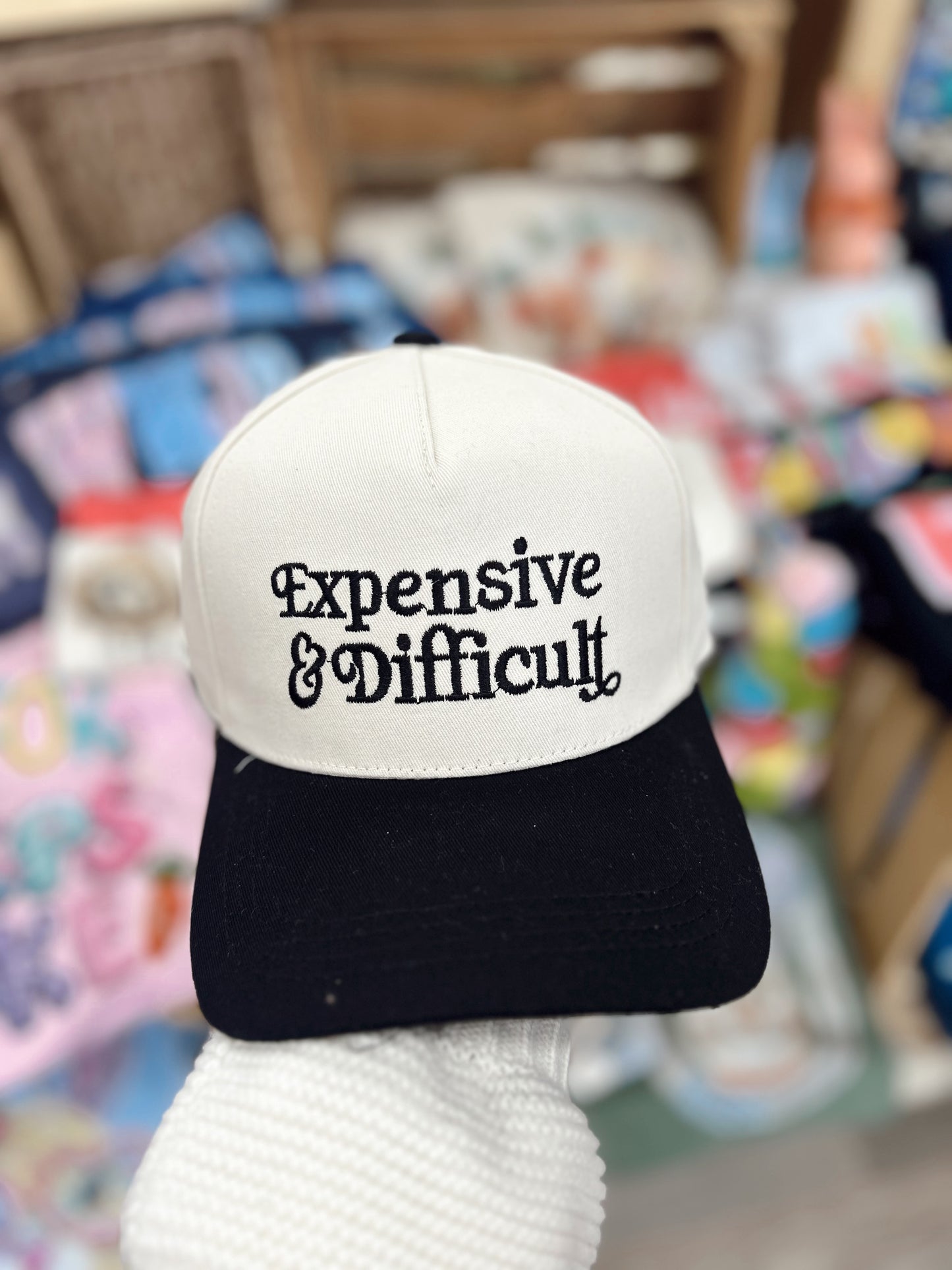 Expensive & Difficult Ball Cap - Black