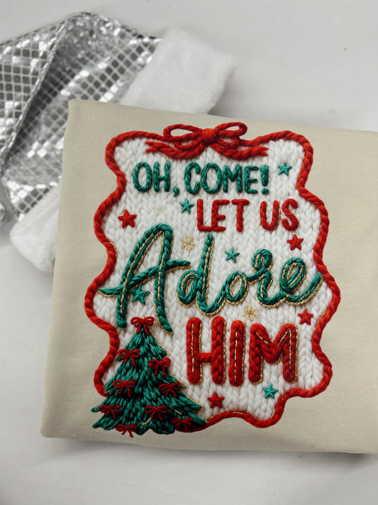 Come Let Us Adore Him Graphic Tee