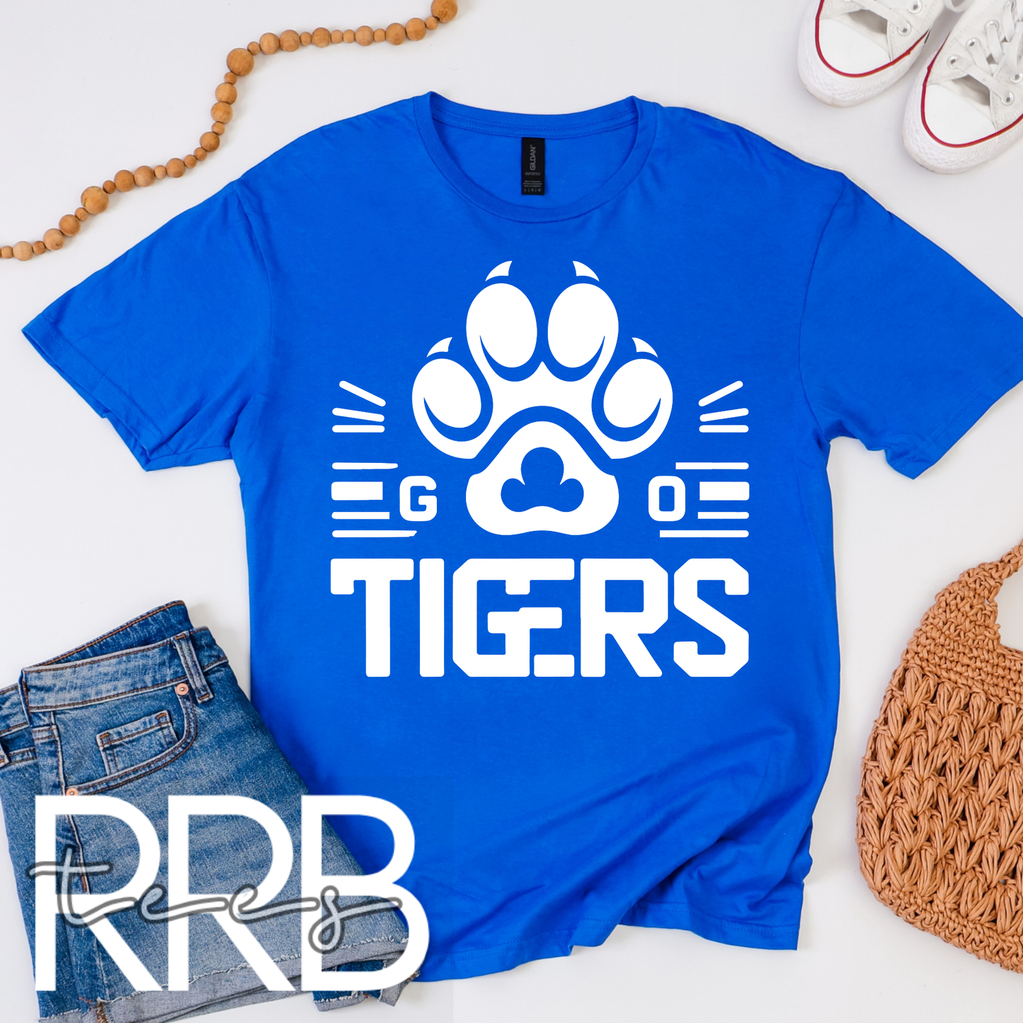 Go Tigers Big Paw Graphic Tee
