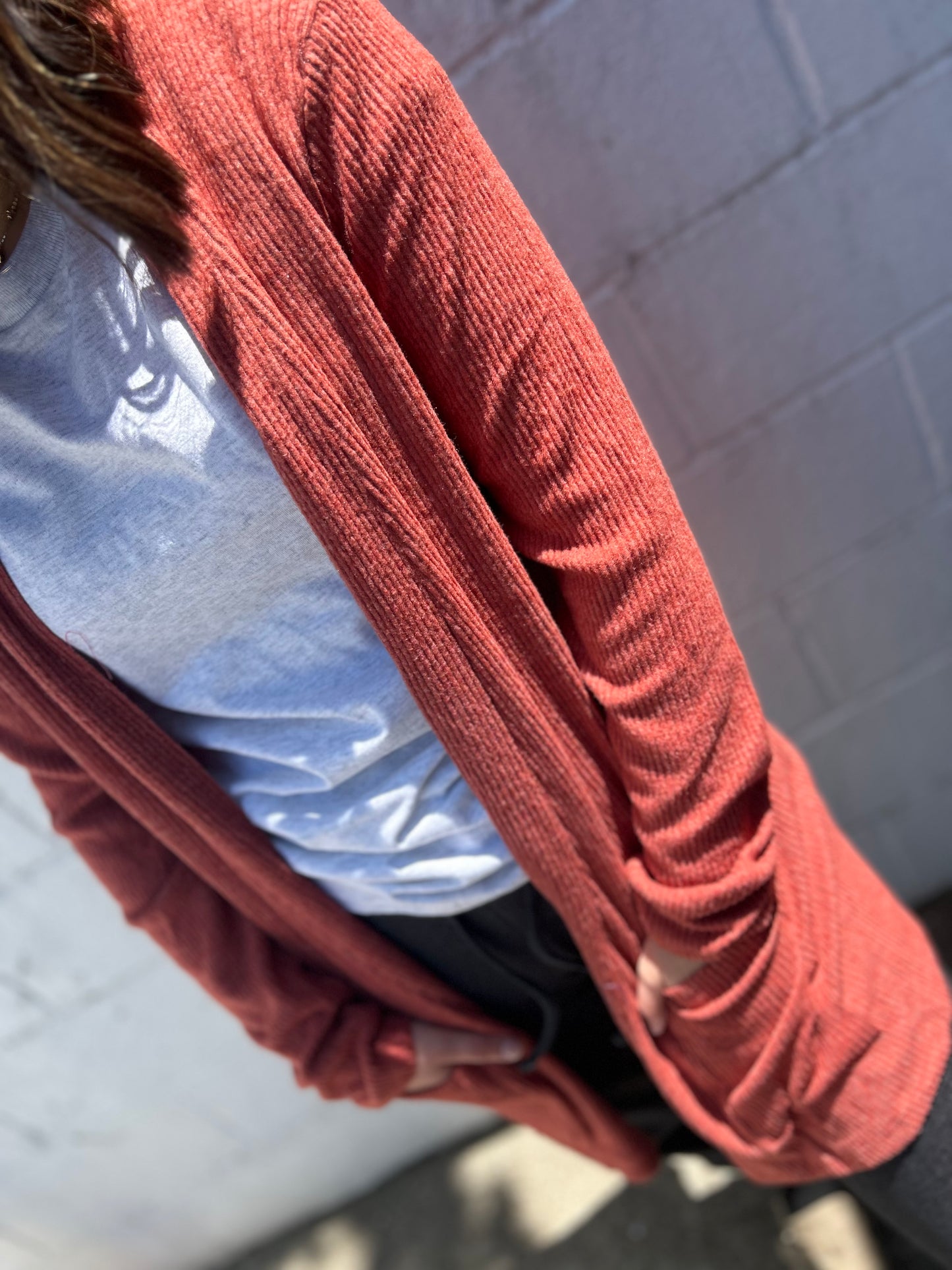 DOORBUSTER Cardigan - Rust