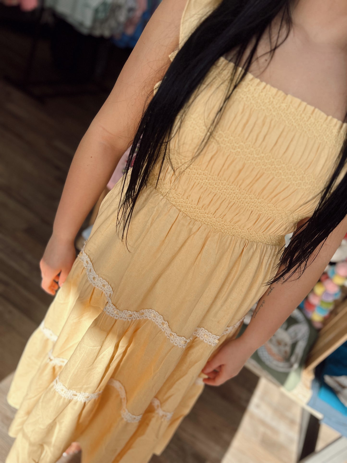 Buttercup Bliss Midi Dress