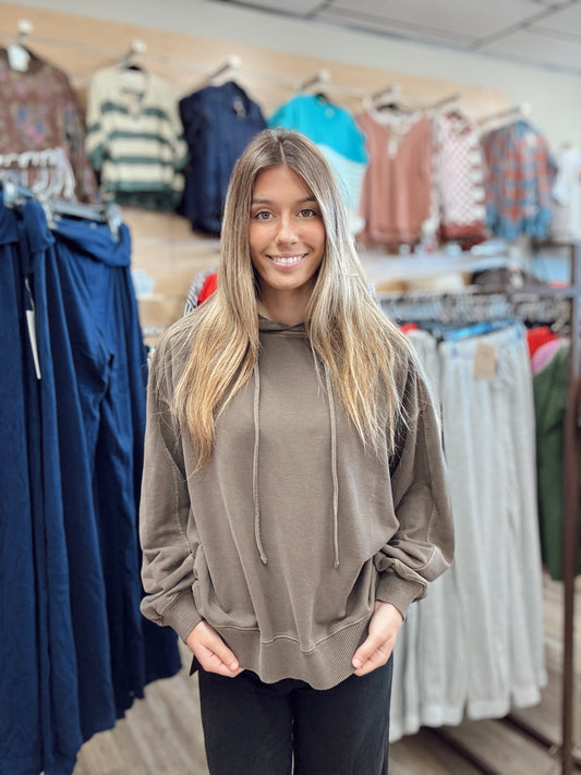Look at Me Hoodie - Brown