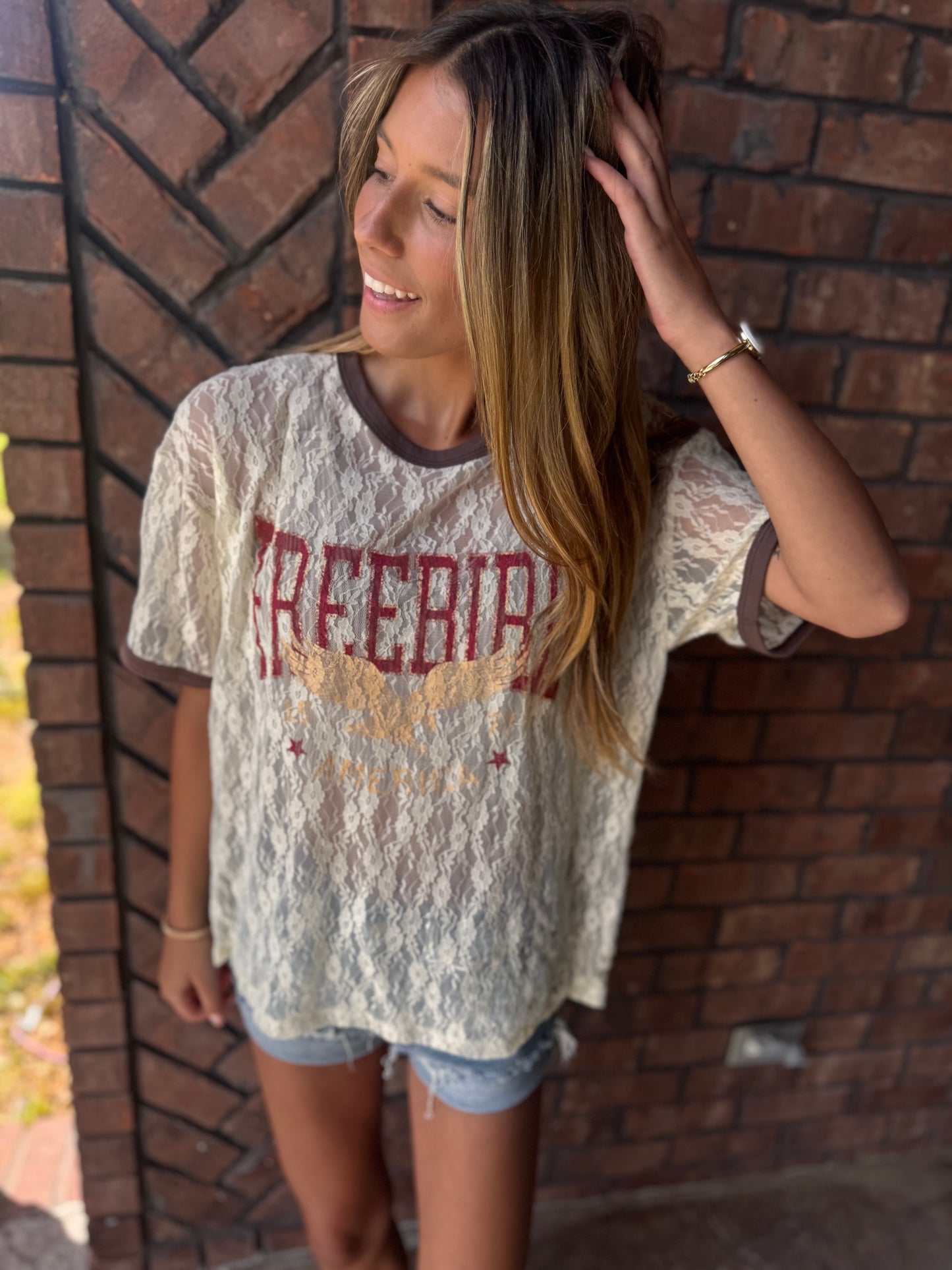 Free Bird Lace Top