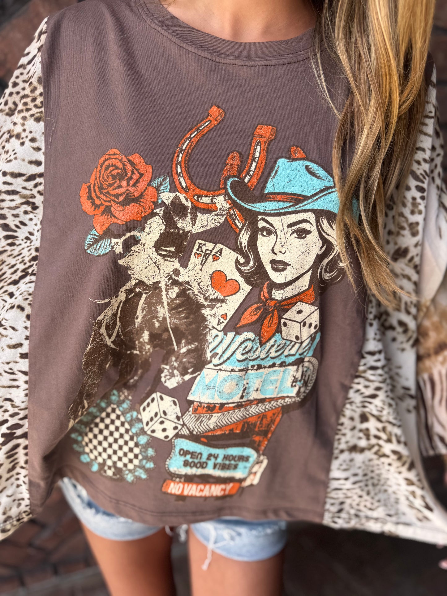 Western Lady Love Boho Top