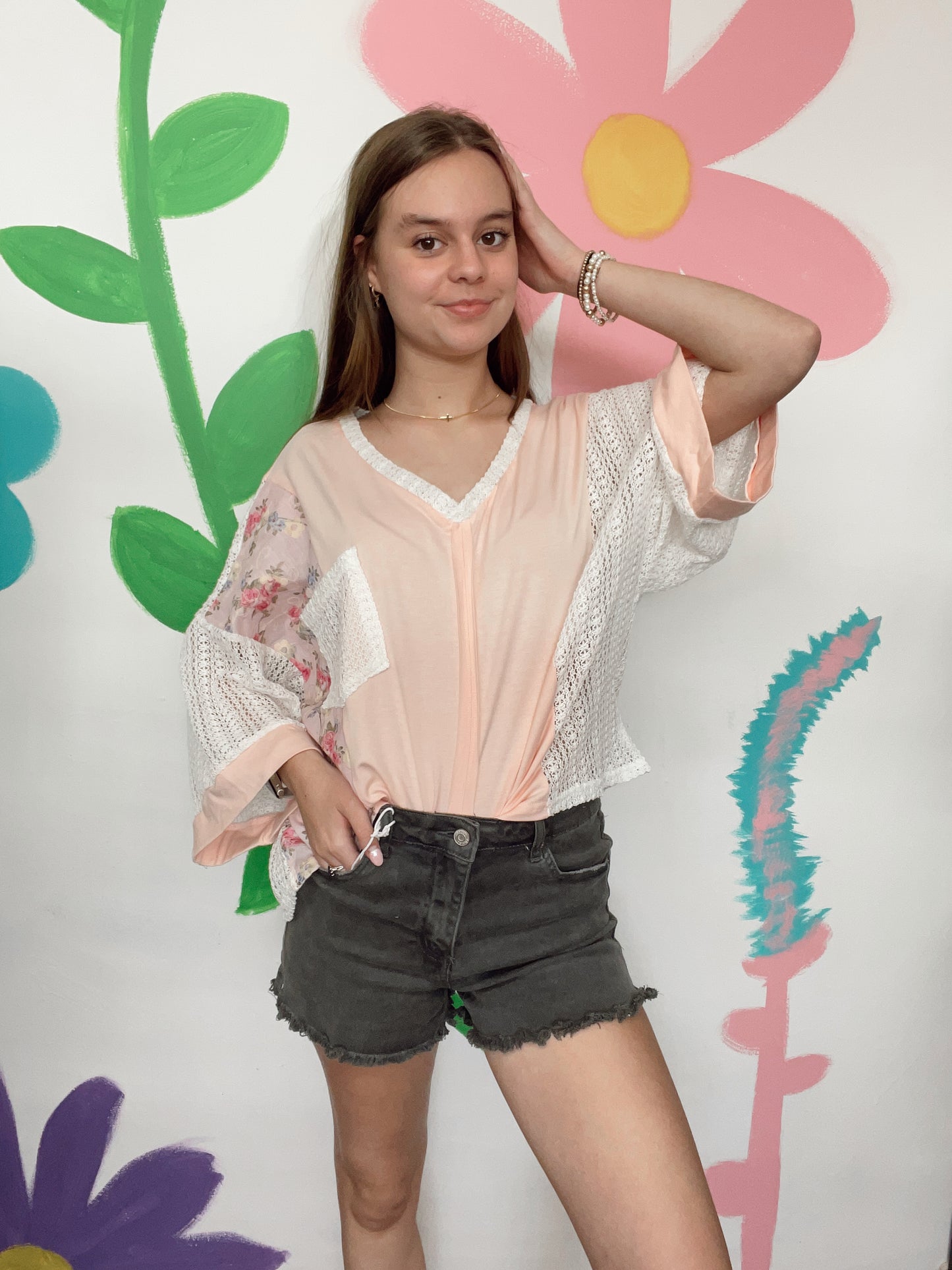 Forget Me Not Floral Top