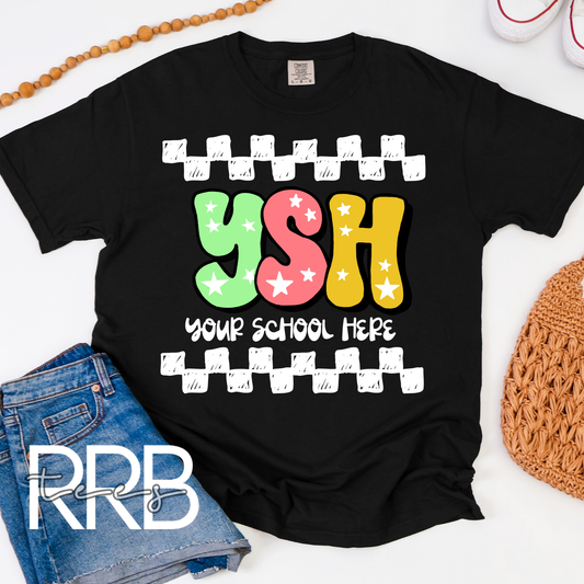 Checkered School - Custom School