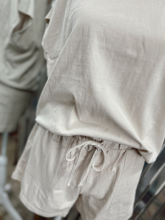 DOORBUSTER Cotton Set - Sand Beige