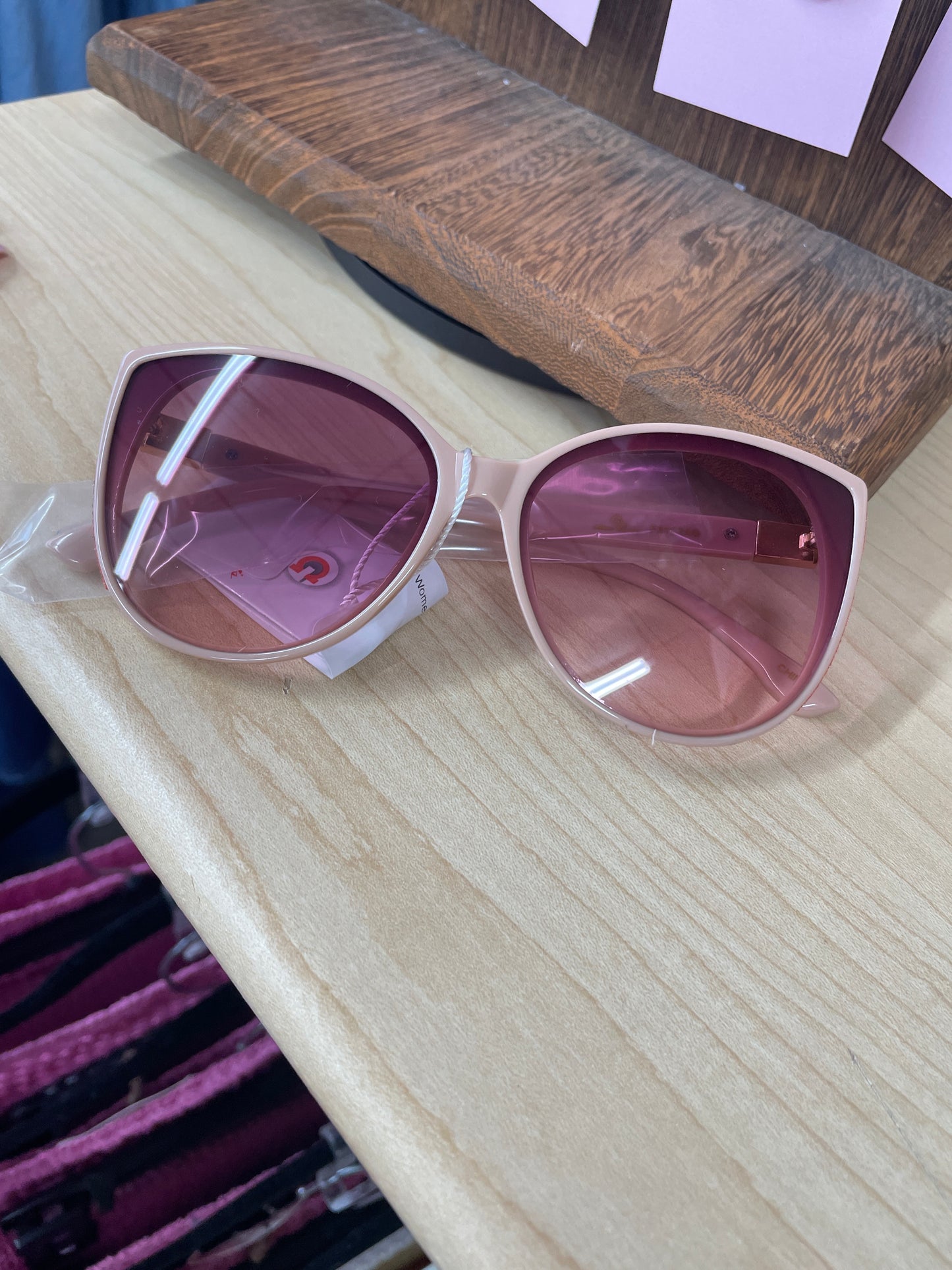 Women's Glitter Detailed Cat Eye Fashion Sunglasses