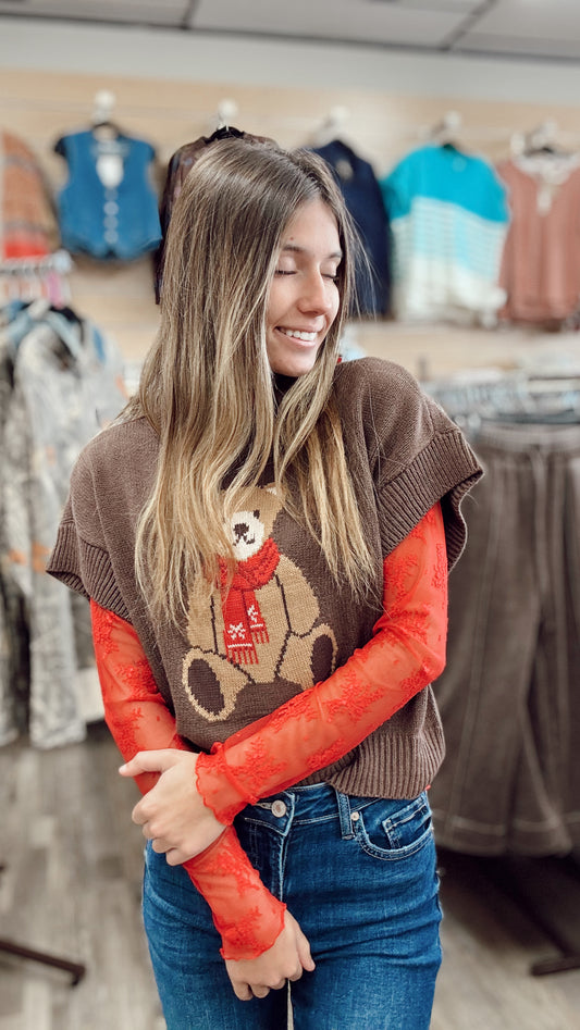 Timeless Teddy Sweater Top