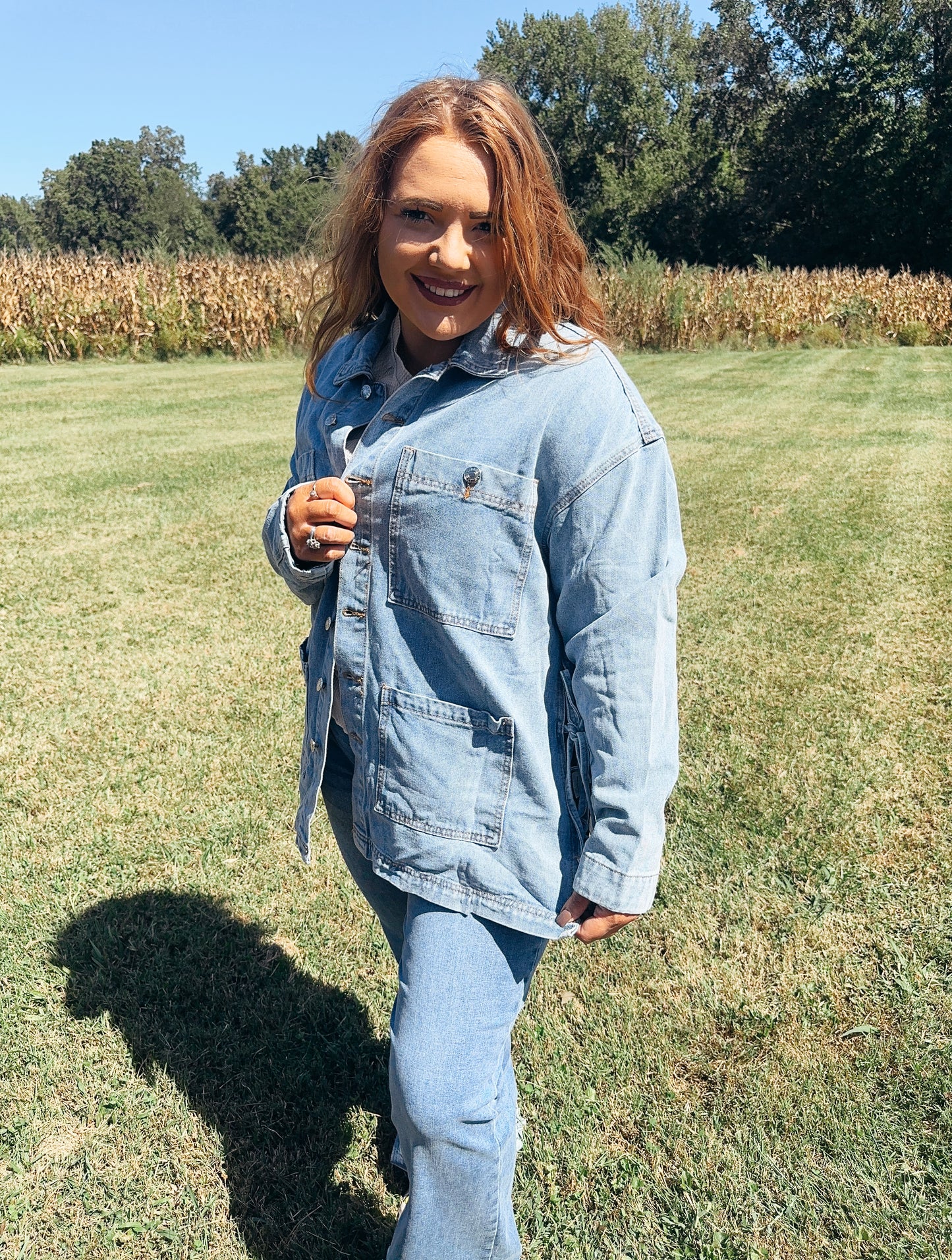 Want It More Blue Jean Jacket
