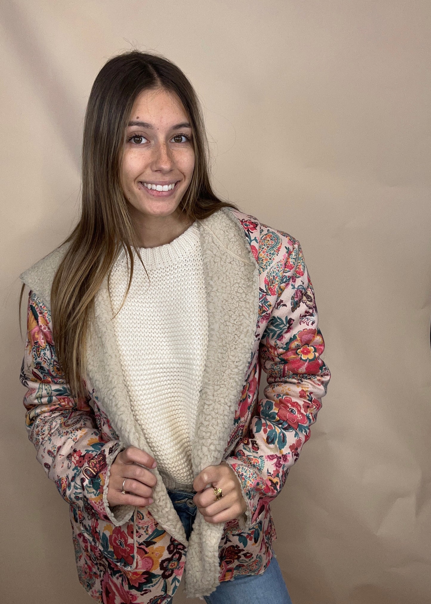 One of a Kind Floral Jacket