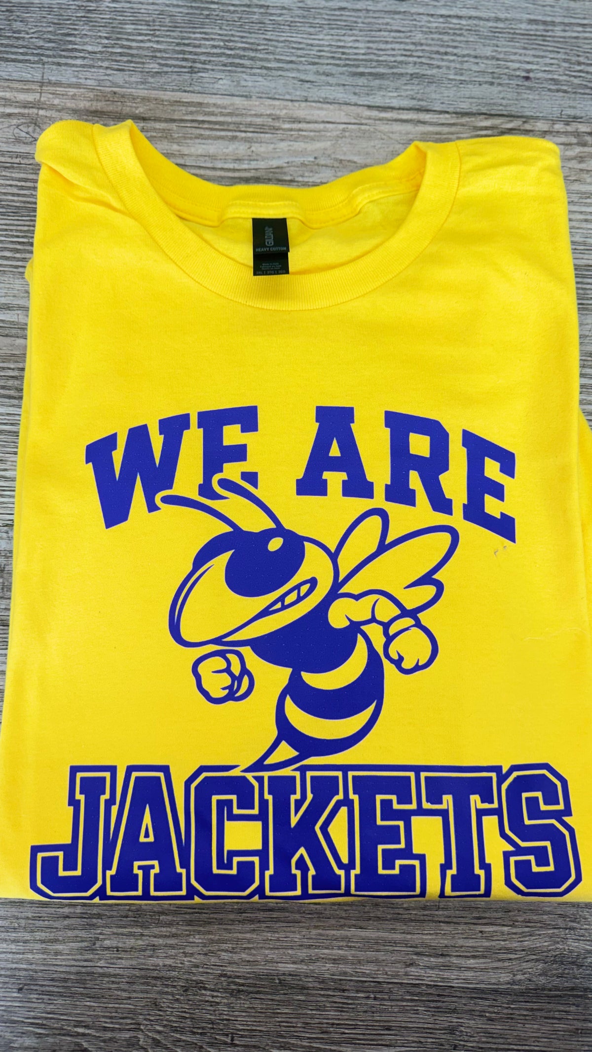 We are Jackets Yellow Graphic Tee - TSABR