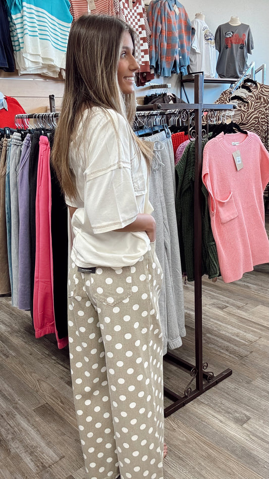 Let's Have Fun Polka Dot Pants