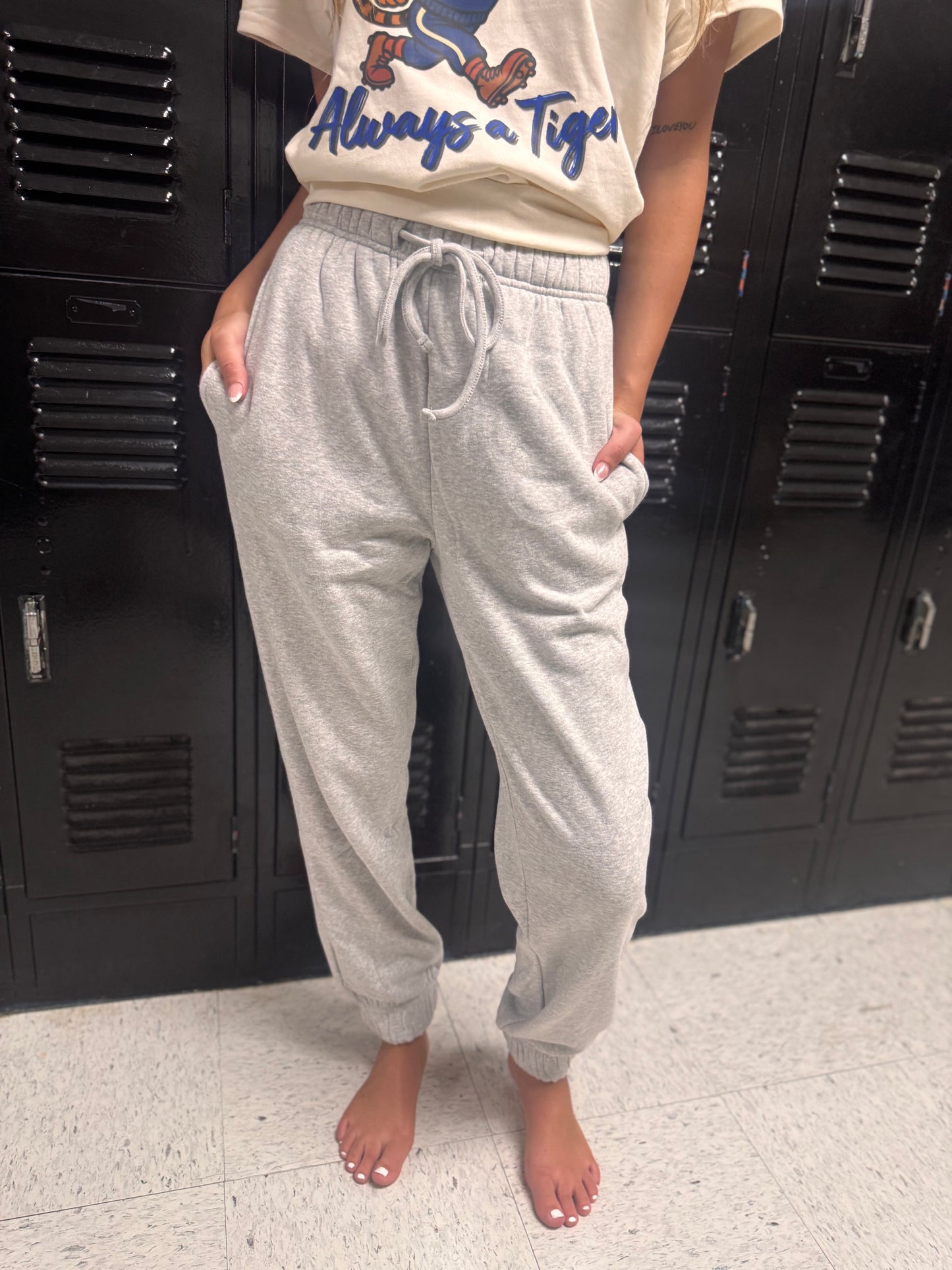 DOORBUSTER JOGGER SWEATPANTS - Heather Grey