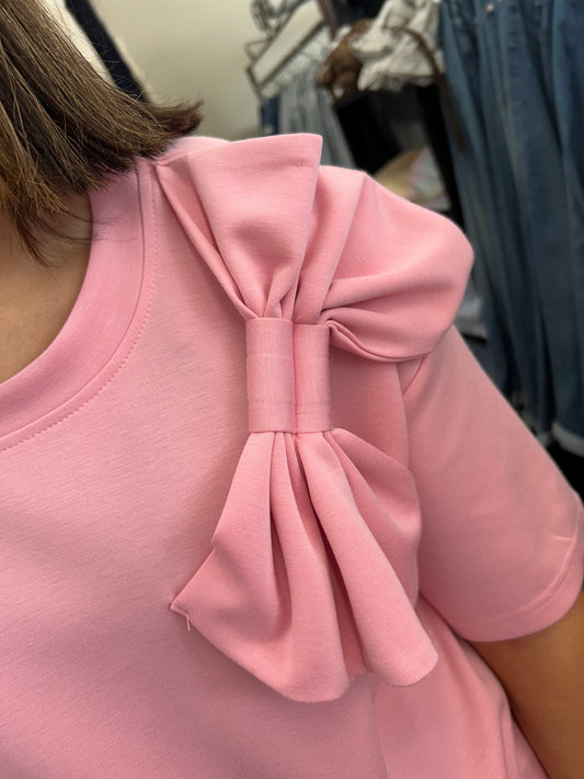 Pink Bow Top