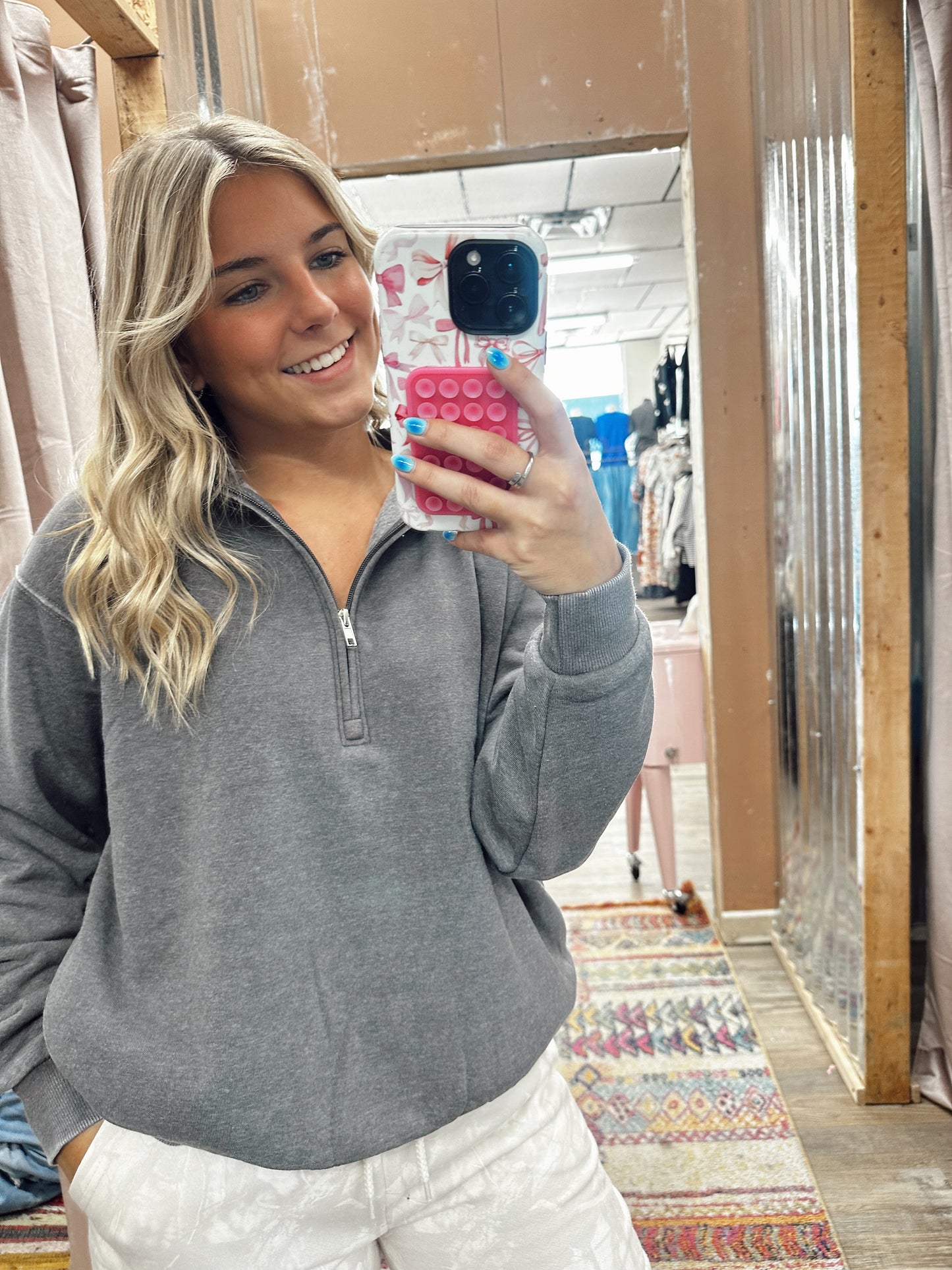 Laid Back Babe 1/4 Sweatshirt