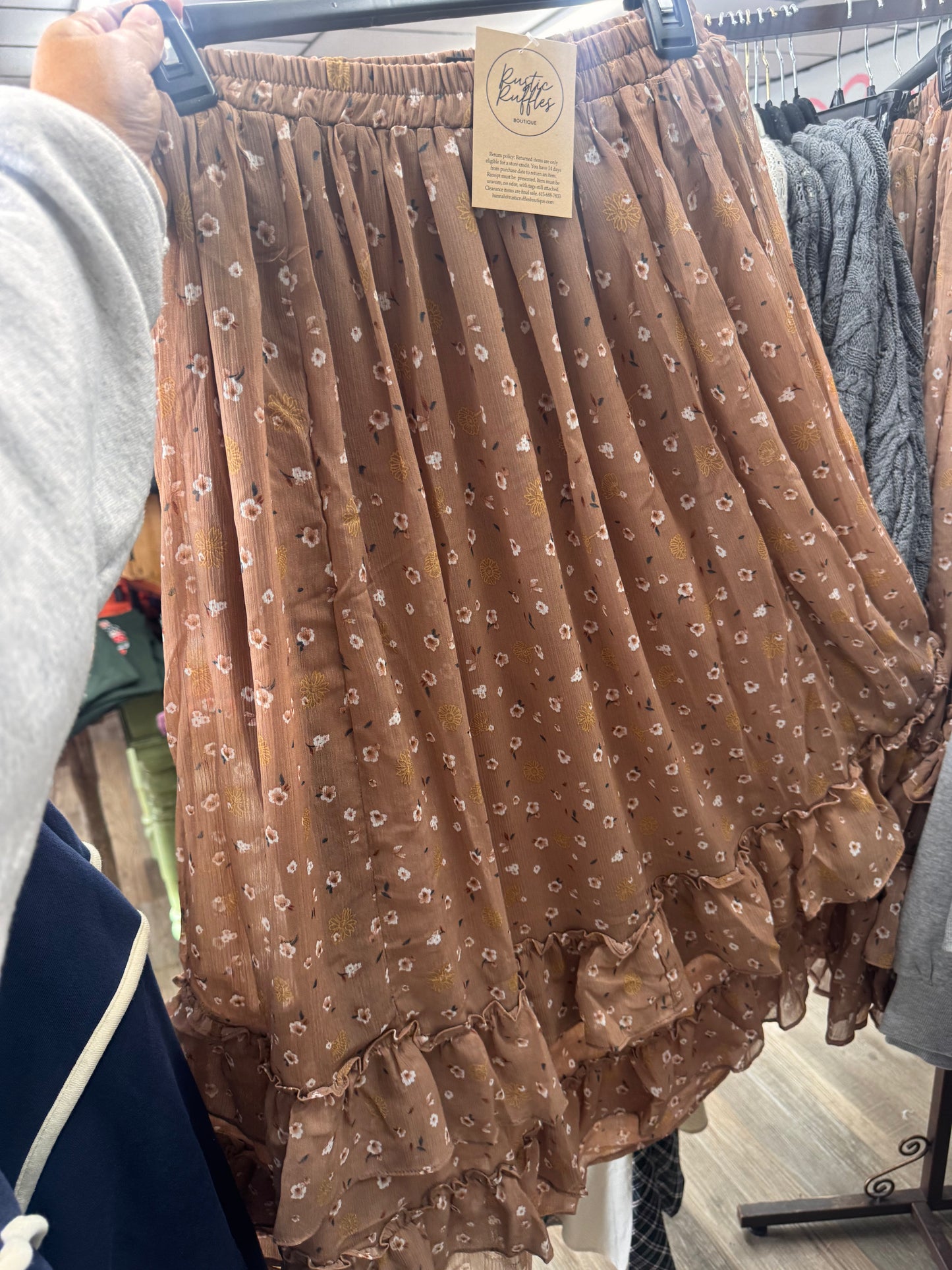 Pick Me Up Ruffled Skirt