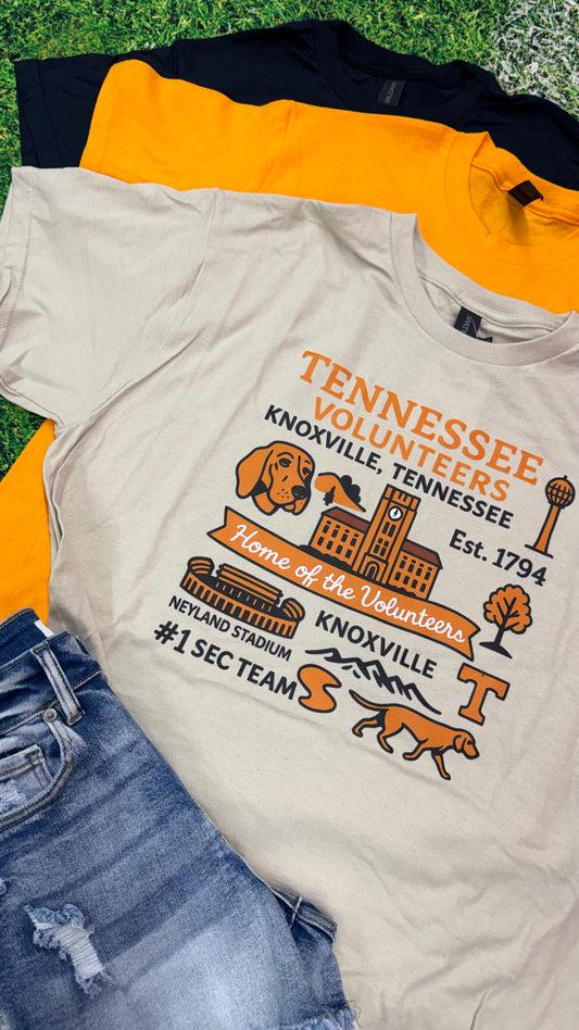 TN V O L Collage Graphic Tee