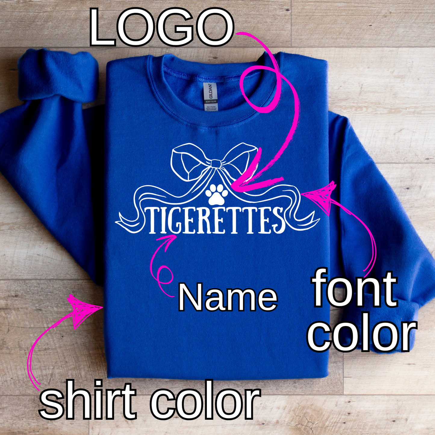 Custom Bow Design Graphic Tee