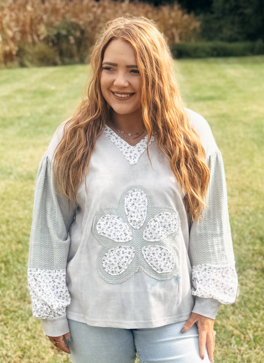 Walking With You Long Sleeve Top